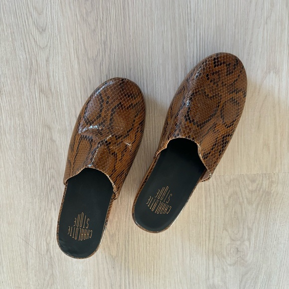 CHARLOTTE STONE Martino Snake Clogs - Picture 3 of 4